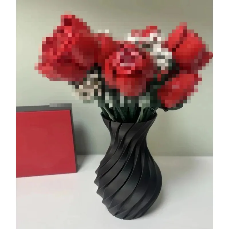 3D Printing Lego Bricks - Vase pour bouquet de roses Lego,