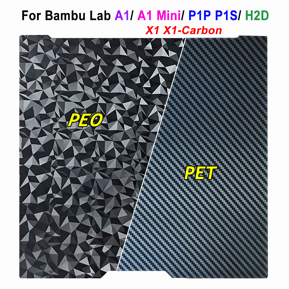 3D Printing Bambu Lab - Feuille PET PEO pour laboratoire Bambu