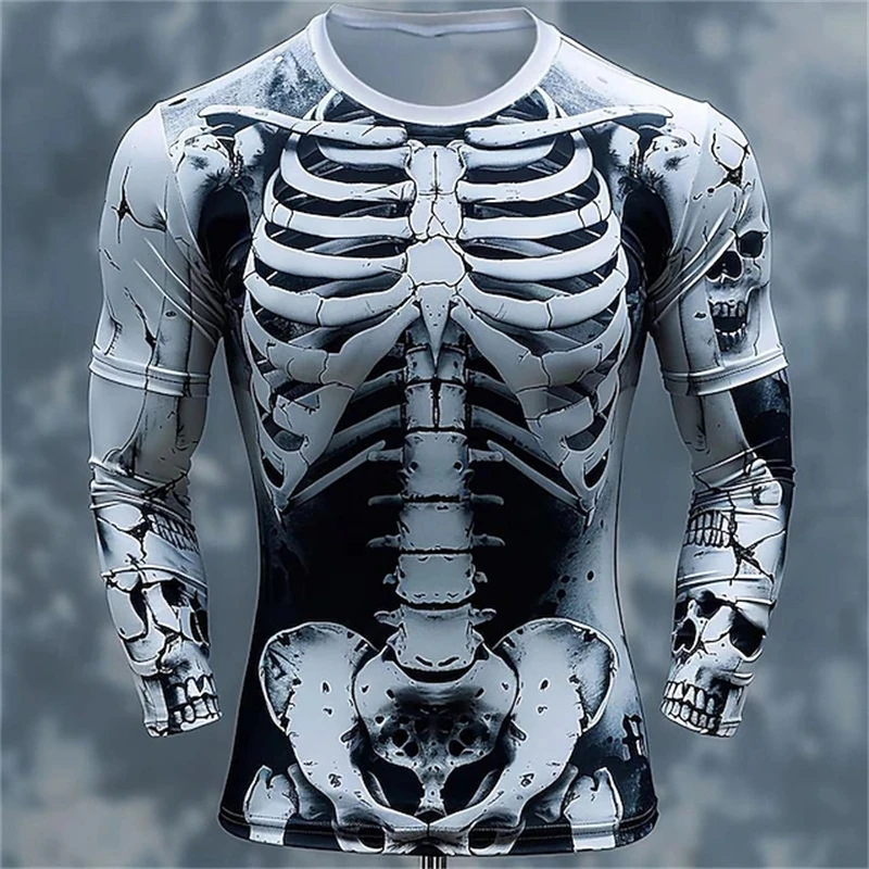 3D Printing Custom - T-shirts à motifs de crânes et