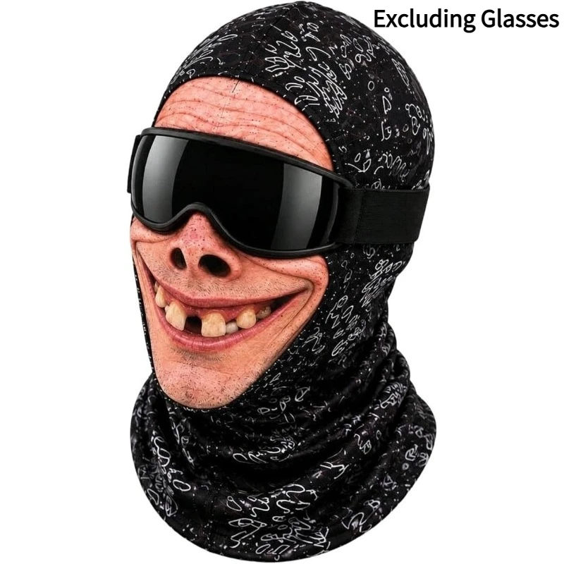 3D Printing Mask - Masque de ski réaliste avec visage