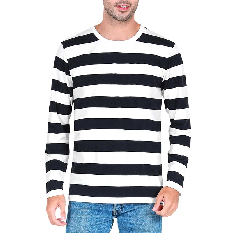 3D Printing Custom - T-shirt à manches longues pour hommes,