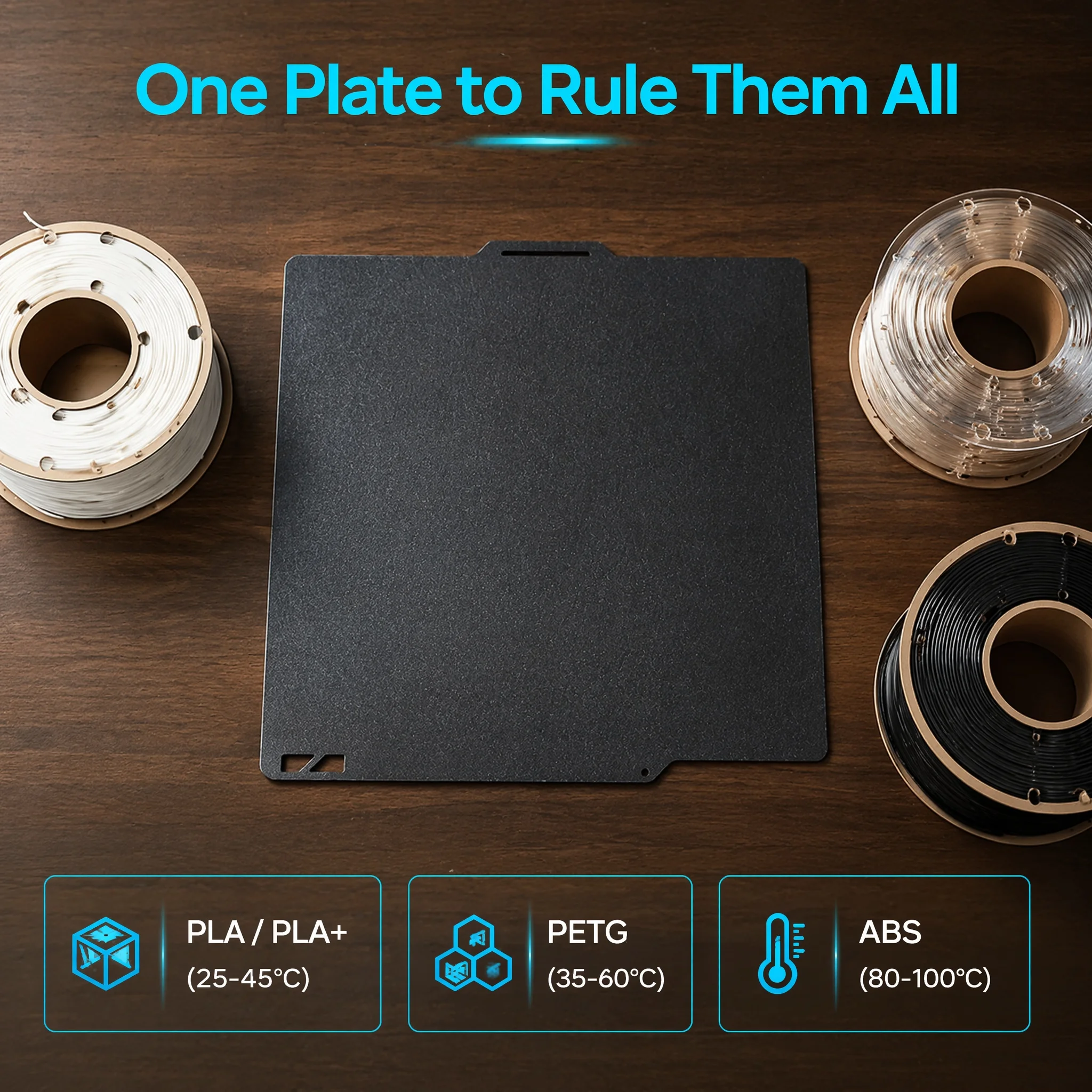 Plaque de construction en acie - 3D Printing Bambu Lab avis et prix