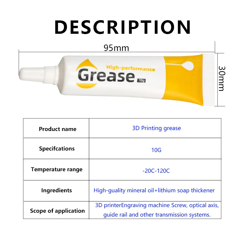Graisse lubrifiante pour engre - 3D Printing Guide avis et prix