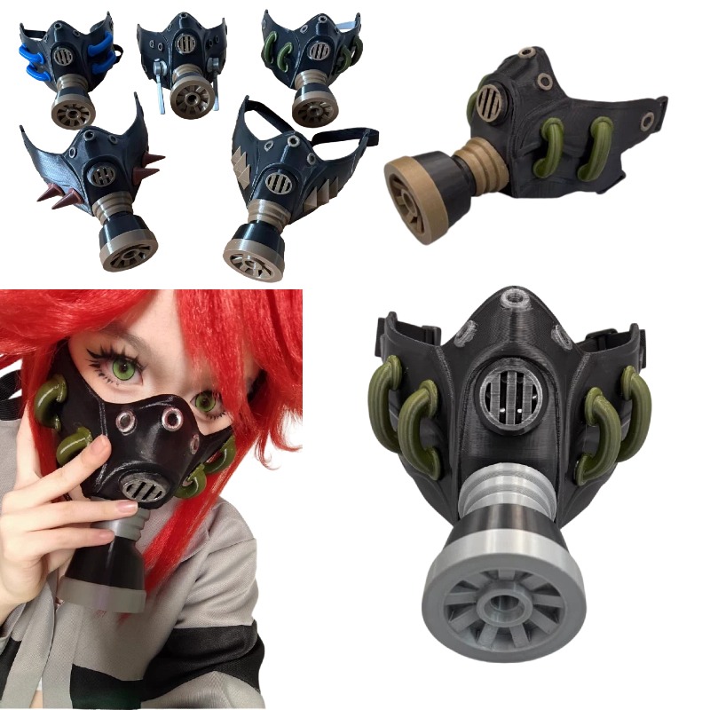 Masque à gaz noir imprimé en 3 - 3D Printing Mask avis et prix