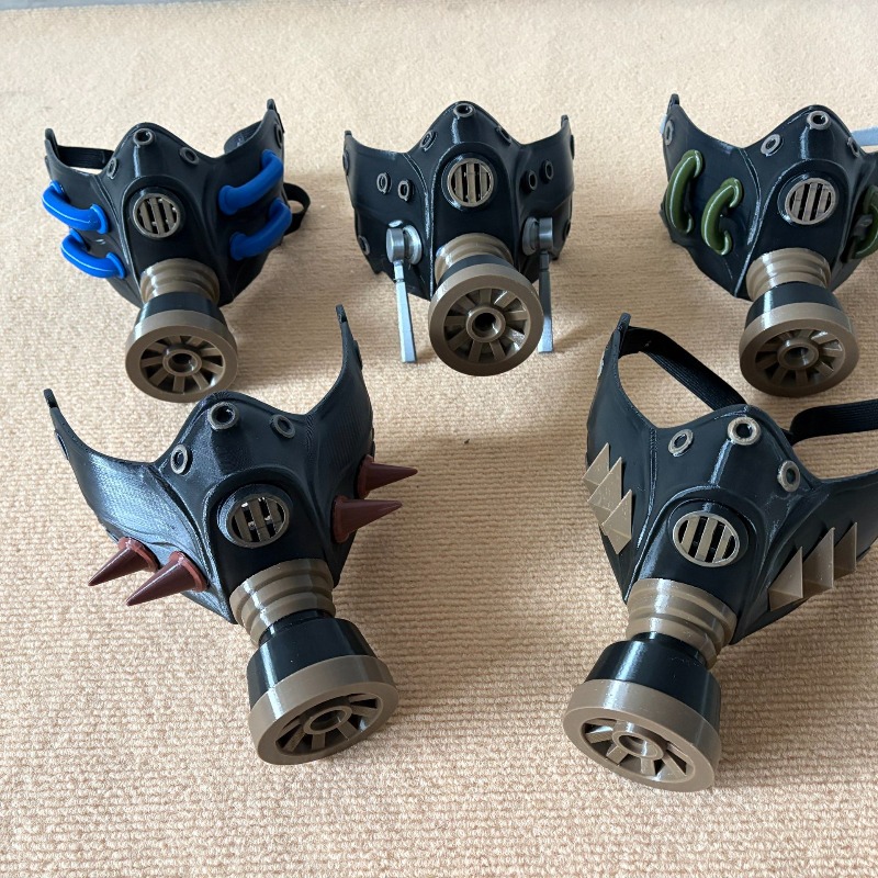 Masque à gaz noir imprimé en 3 - 3D Printing Mask avis et prix