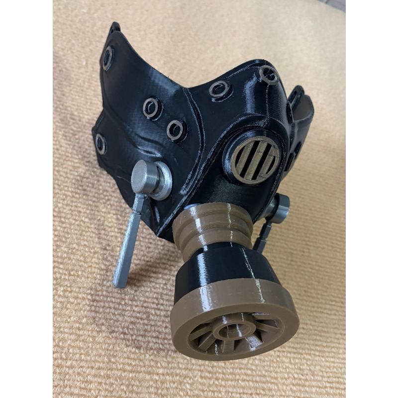 Masque à gaz noir imprimé en 3 - 3D Printing Mask avis et prix